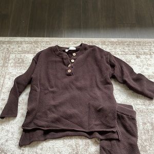 Free people hailee sweater set size xs